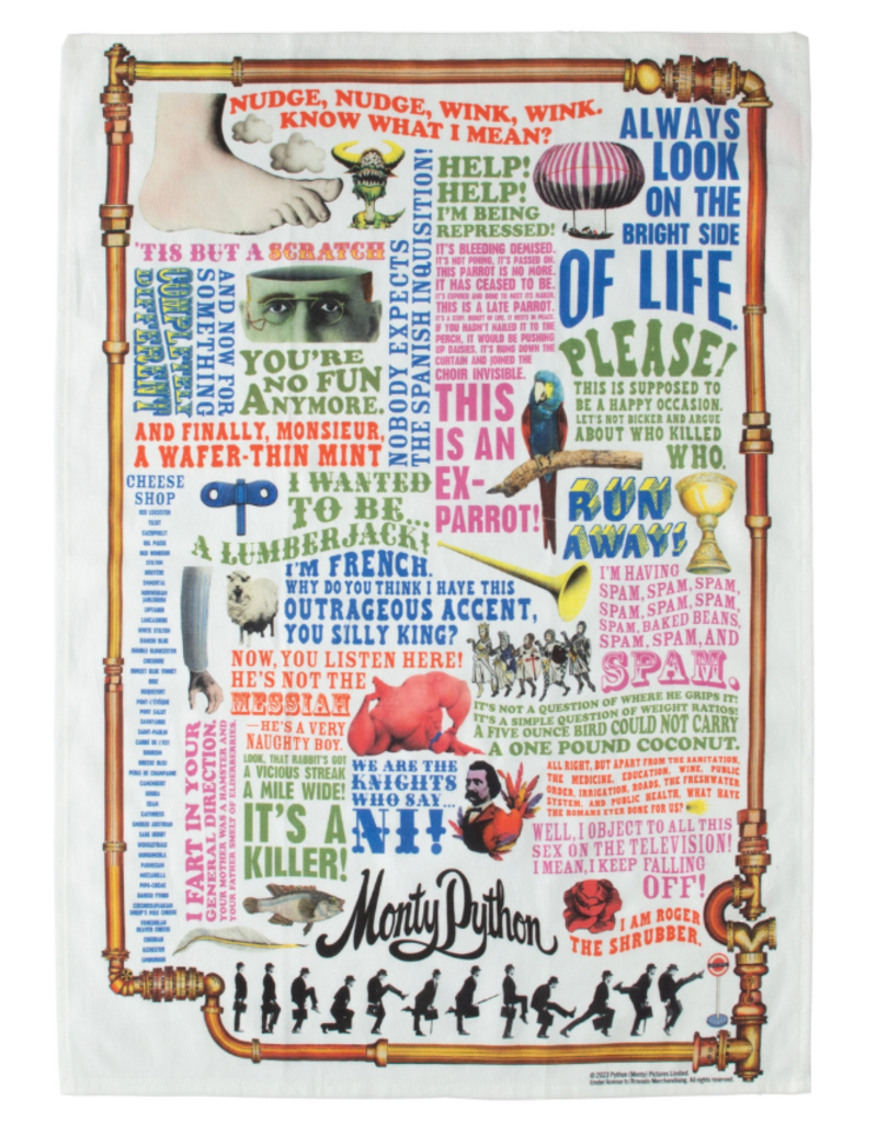 Unemployed Philosophers Guild Tea Towel | Monty Python