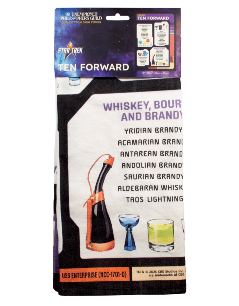 Unemployed Philosophers Guild Tea Towel | Star Trek Ten Forward