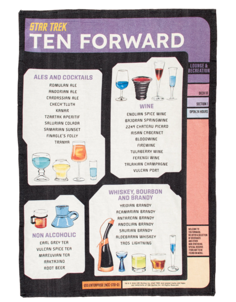 Unemployed Philosophers Guild Tea Towel | Star Trek Ten Forward