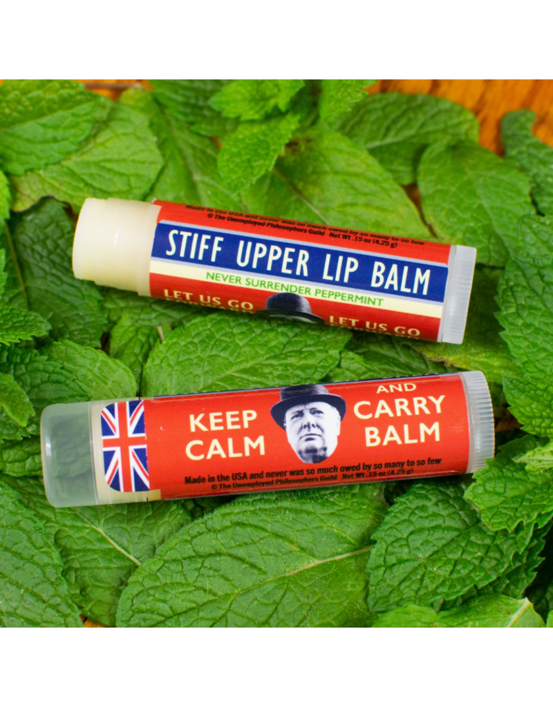 Unemployed Philosophers Guild Stiff Upper Lip Balm | Peppermint