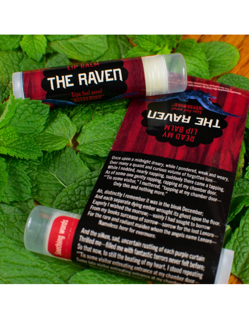 Unemployed Philosophers Guild Read My Lips | Poe's Raven Lip Balm