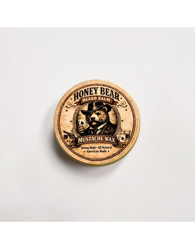 Honey Bear Mustache Wax