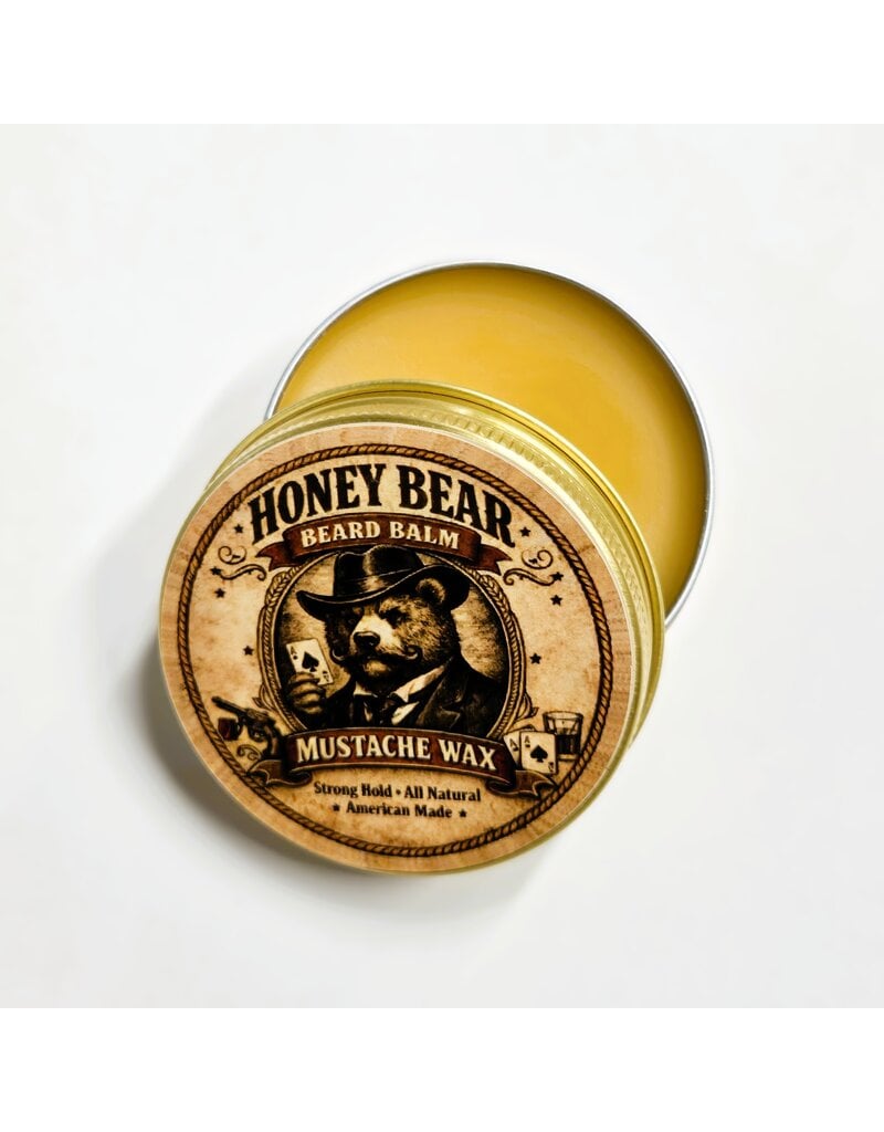 Honey Bear Mustache Wax