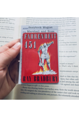 Marshall and Rose Bookish Wooden Magnet |  Fahrenheit 451