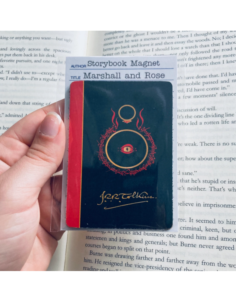 Marshall and Rose Bookish Wooden Magnet |  The Lord of the Rings