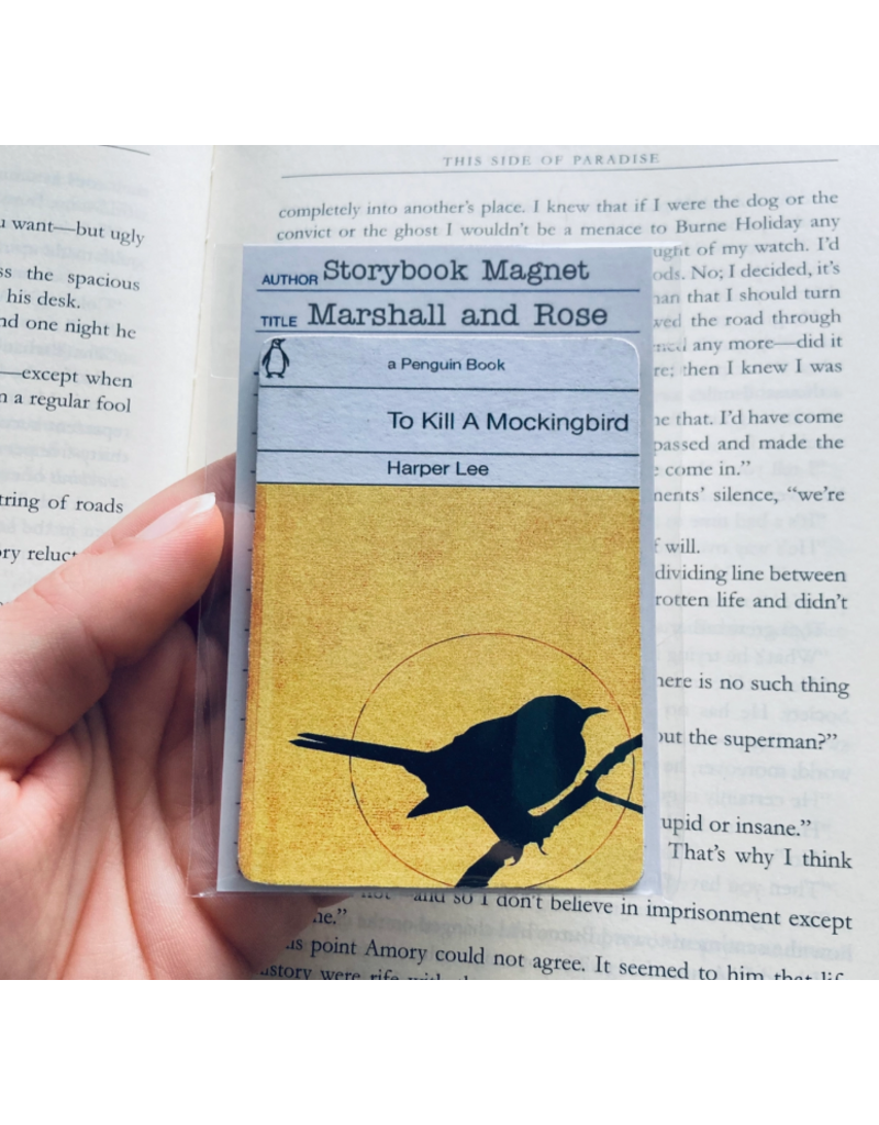 Marshall and Rose Bookish Wooden Magnet |  To Kill a Mockingbird