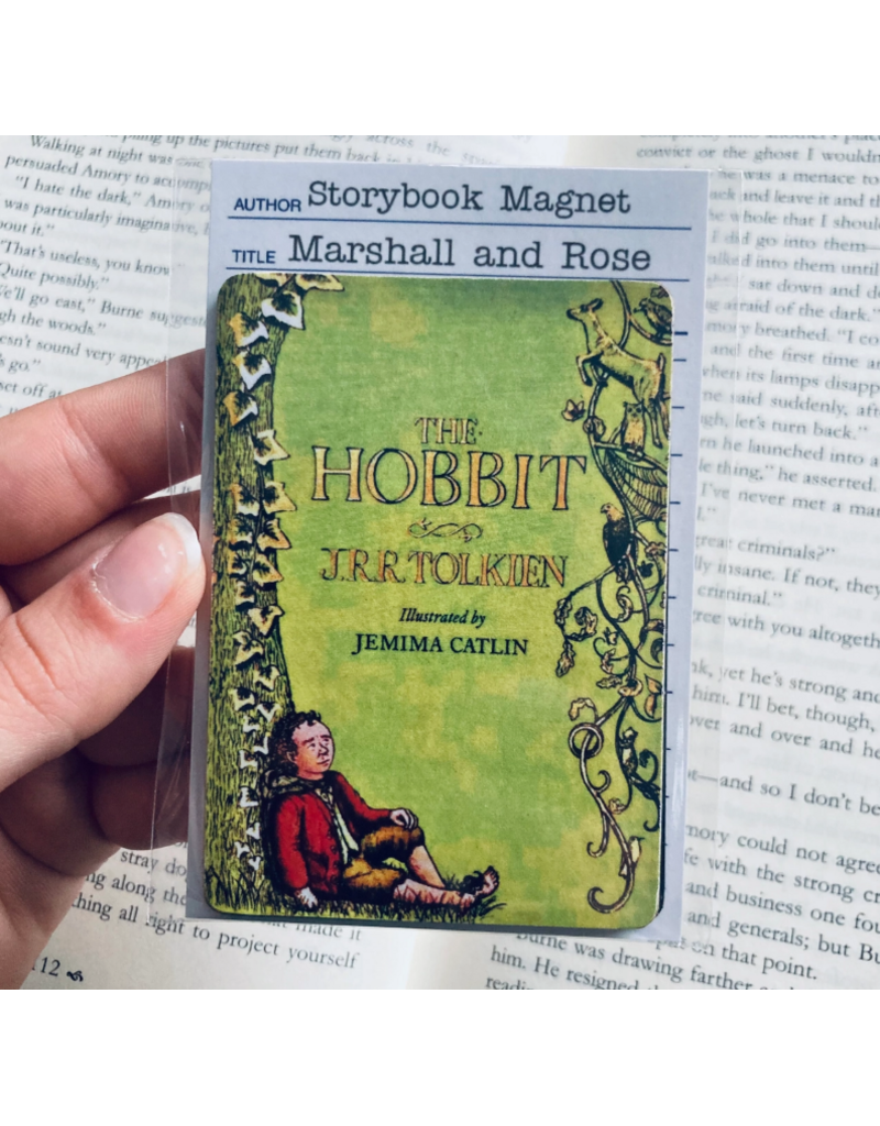Marshall and Rose Bookish Wooden Magnet |  The Hobbit