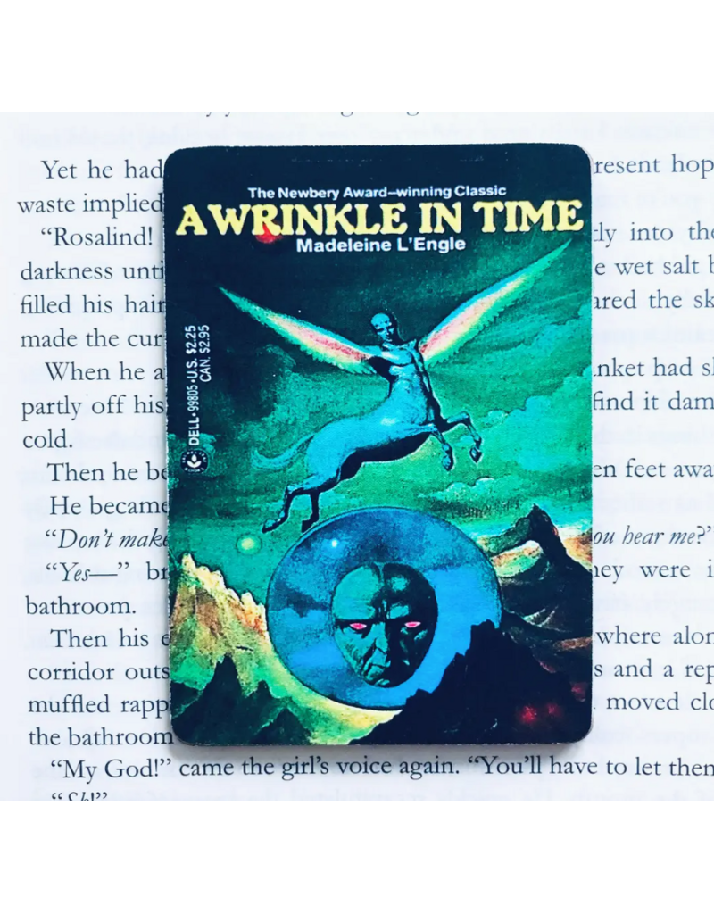 Marshall and Rose Bookish Wooden Magnet |  A Wrinkle in Time