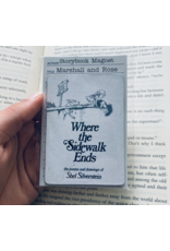 Marshall and Rose Bookish Wooden Magnet |  Where the Sidewalk Ends