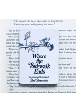 Marshall and Rose Bookish Wooden Magnet |  Where the Sidewalk Ends