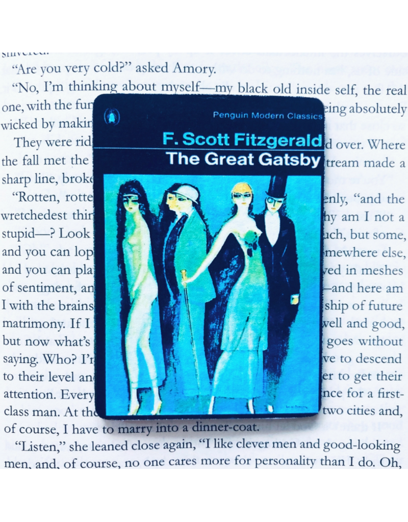 Marshall and Rose Bookish Wooden Magnet |  The Great Gatsby