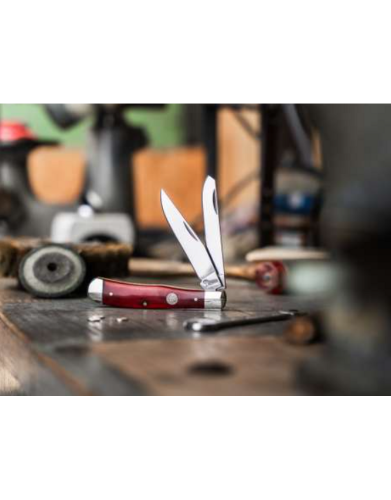 Böker Treebrand Trapper Knife | Smooth Red | 110830