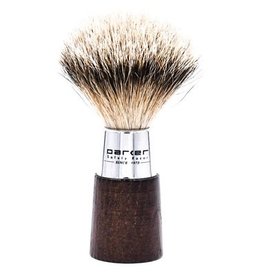 Parker Parker Wood & Chrome Silvertip Badger Brush