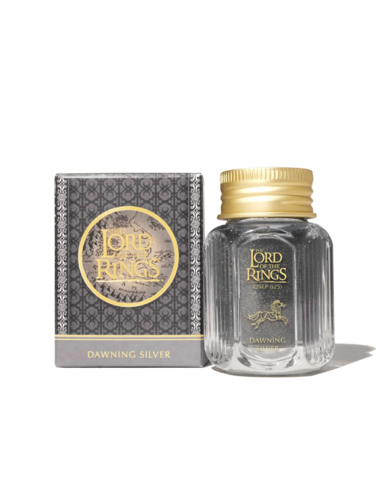 Ferris Wheel Press X Lord of the Rings Fountain Pen Ink | Dawning Silver | 28ml