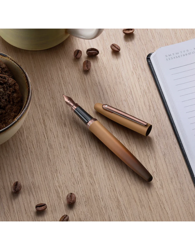 Sheaffer Sheaffer VFM Fountain Pen | Coffee Edition Matte Brown W/ Regal Brown PVD Trim