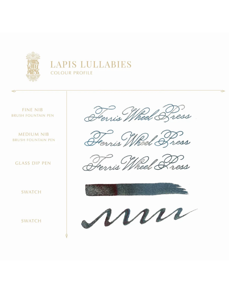 Ferris Wheel Press Fountain Pen Ink | Lapis Lullabies | 20ml