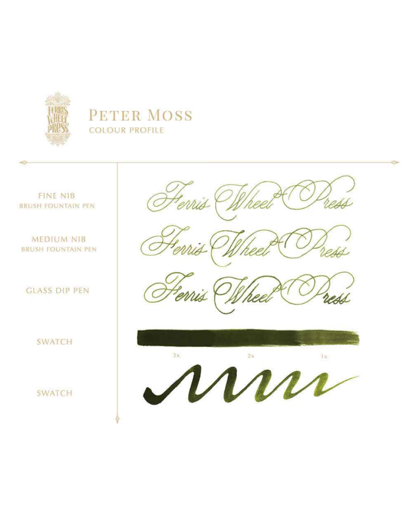 Ferris Wheel Press Fountain Pen Ink | Peter Moss | 38ml