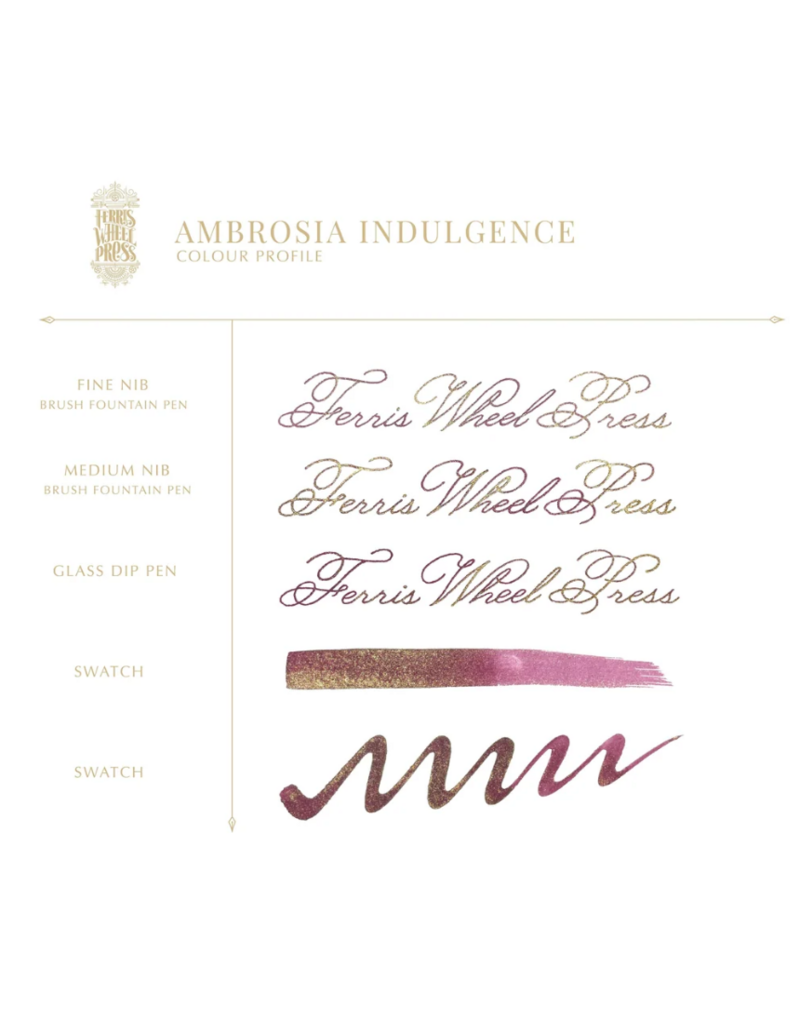 Ferris Wheel Press Fountain Pen Ink | Ambrosia Indulgence | 20ml