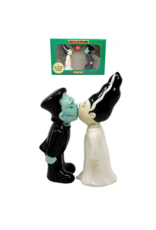 Pacific Giftware Salt & Pepper Shaker Set | Mr. & Mrs. Frankenstein