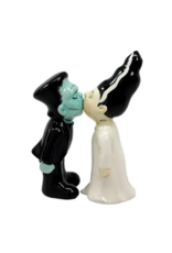 Pacific Giftware Salt & Pepper Shaker Set | Mr. & Mrs. Frankenstein