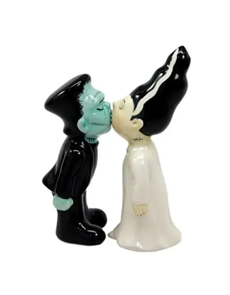 Pacific Giftware Salt & Pepper Shaker Set | Mr. & Mrs. Frankenstein