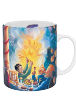 New York Puzzle Co. Mug | Christmas At Hogwarts
