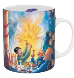 New York Puzzle Co. Mug | Christmas At Hogwarts