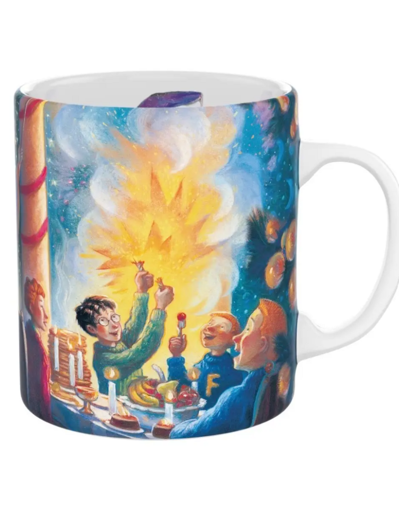 New York Puzzle Co. Mug | Christmas At Hogwarts