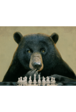 New York Puzzle Co. Puzzle | Chess Bear | 100 pc