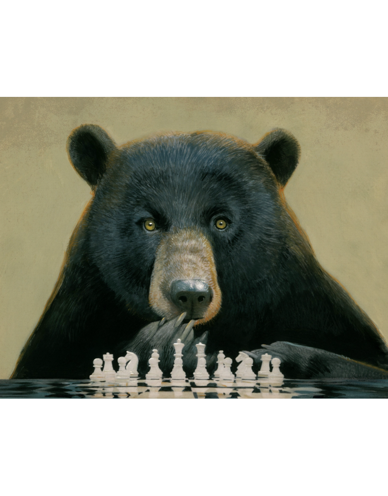 New York Puzzle Co. Puzzle | Chess Bear | 100 pc