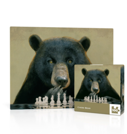 New York Puzzle Co. Puzzle | Chess Bear | 100 pc