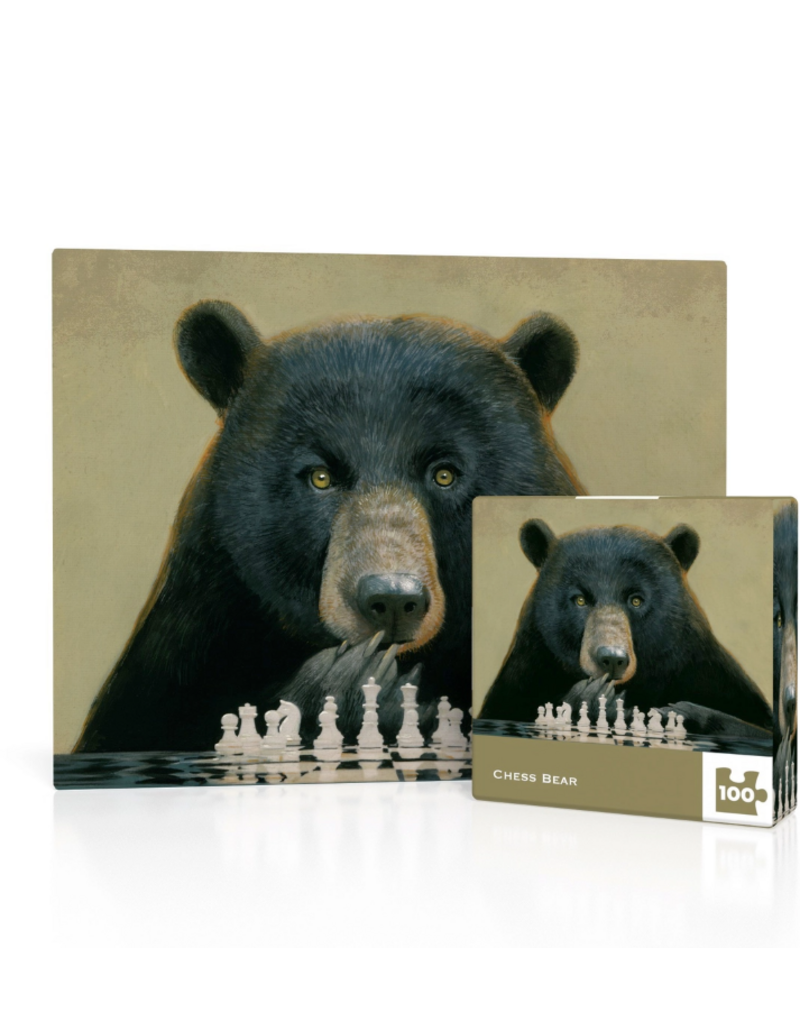 New York Puzzle Co. Puzzle | Chess Bear | 100 pc
