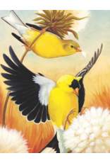 New York Puzzle Co. Puzzle | American Goldfinches | 100 pc