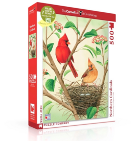 New York Puzzle Co. Puzzle | Northern Cardinals | 500 pc