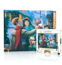 New York Puzzle Co. Mini Puzzle | Three Broomsticks | 100 pc