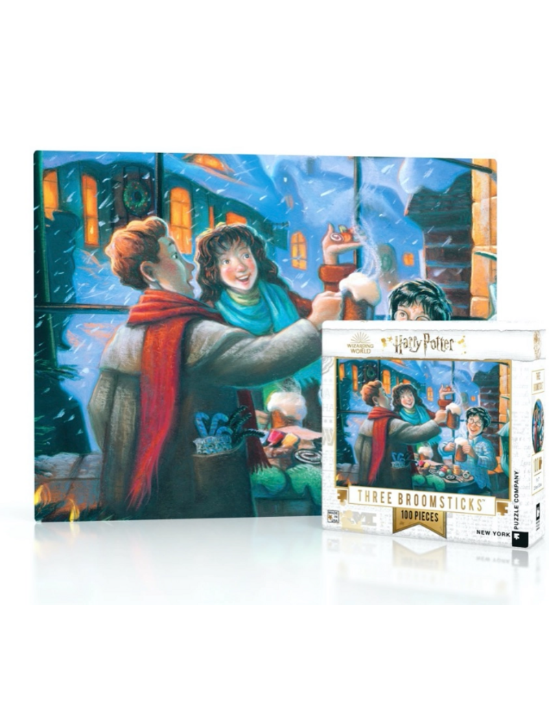 New York Puzzle Co. Mini Puzzle | Three Broomsticks | 100 pc