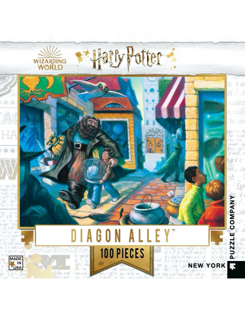 New York Puzzle Co. Mini Puzzle | Diagon Alley | 100 pc