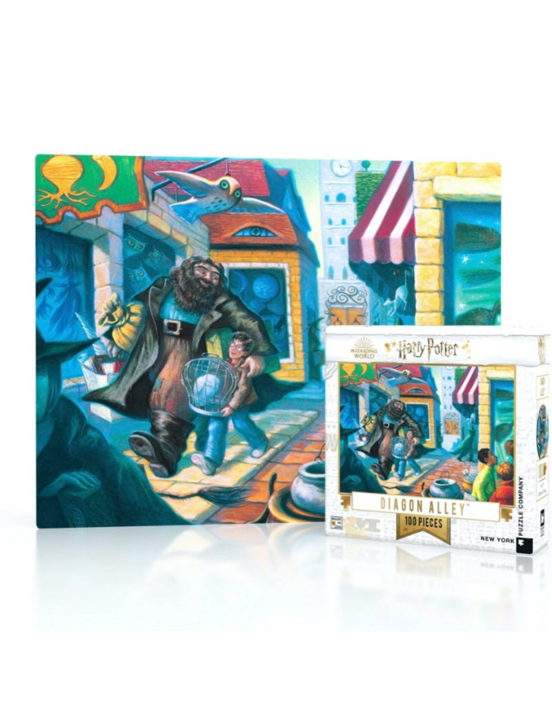 New York Puzzle Co. Mini Puzzle | Diagon Alley | 100 pc