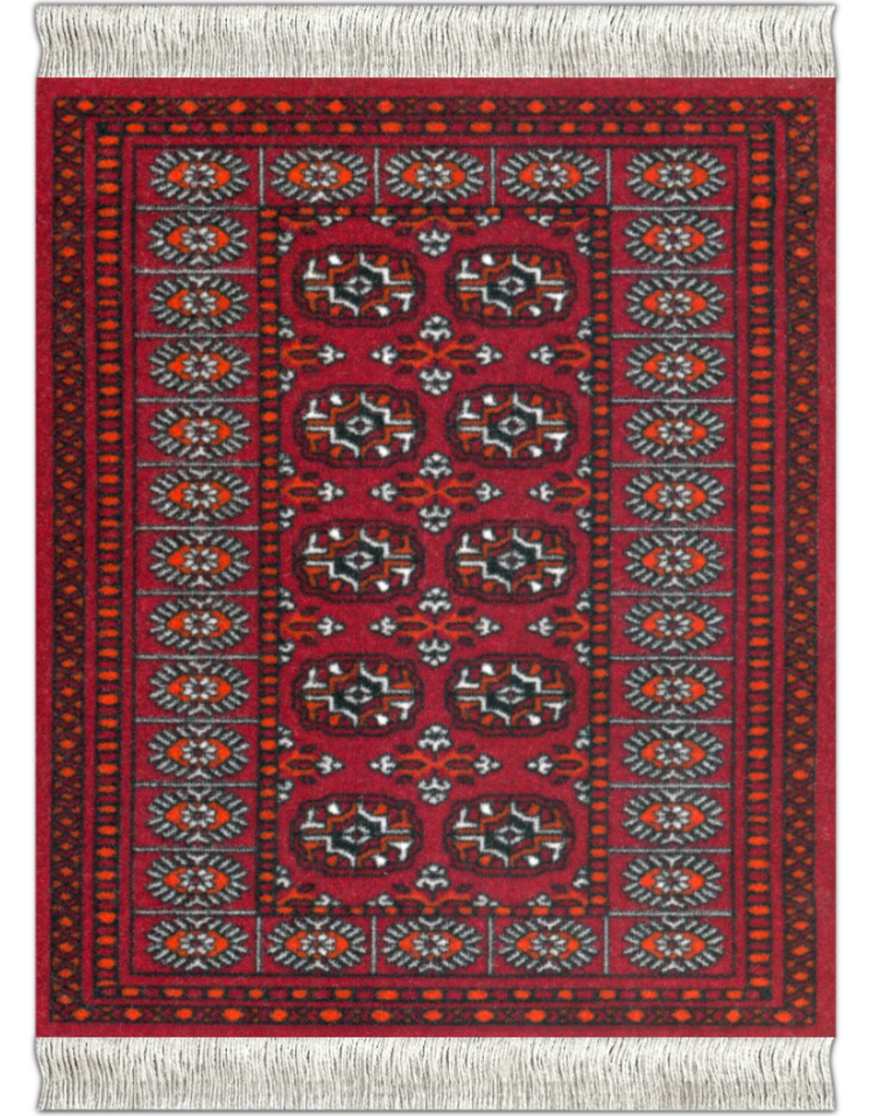 Mouse Rug Coaster Rug | Set of 4 |  International Assortment