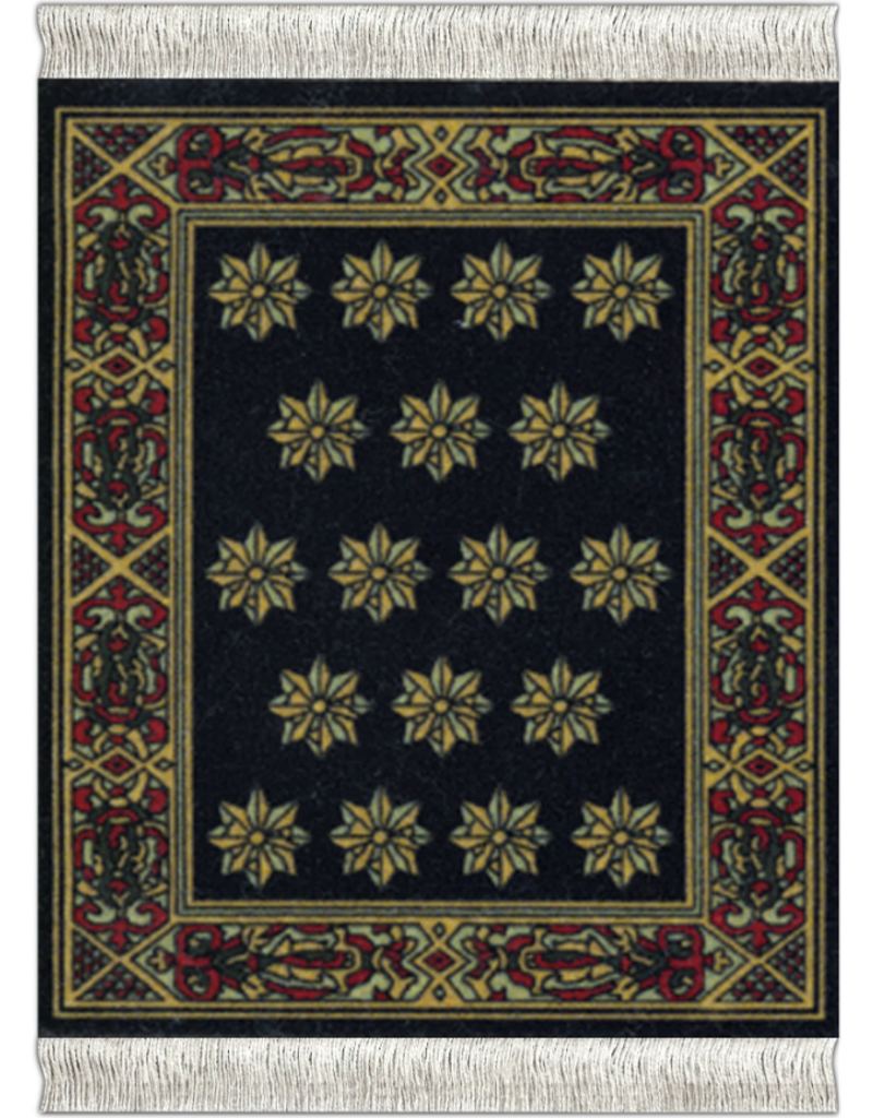 Mouse Rug Coaster Rug | Set of 4 |  International Assortment