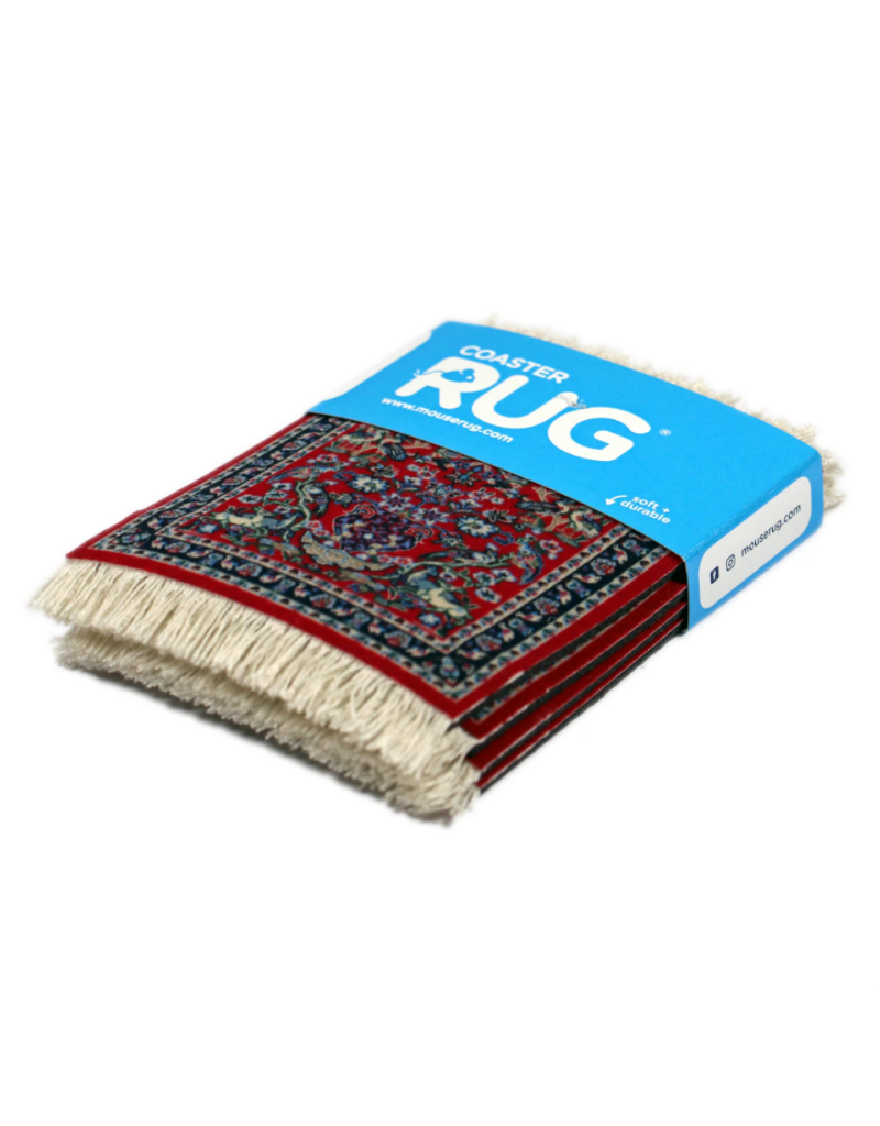 Mouse Rug Coaster Rug | Set of 4 |  Tree of Life