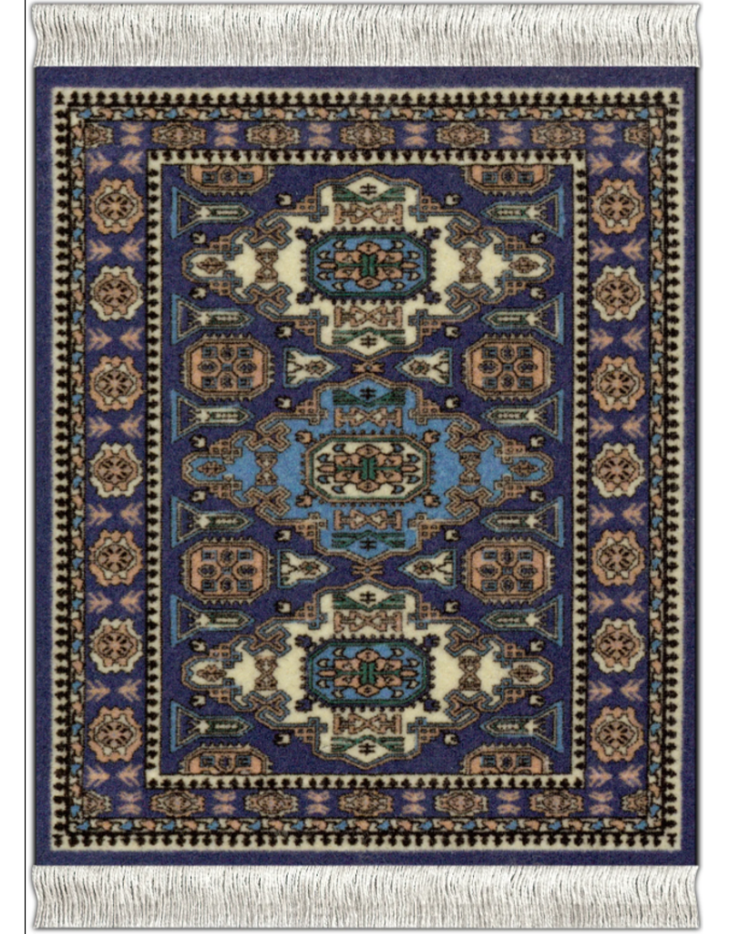 Mouse Rug Coaster Rug | Set of 4 |  Oriental Assortment