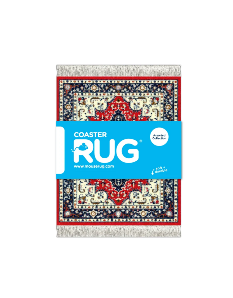 Mouse Rug Coaster Rug | Set of 4 |  Oriental Assortment