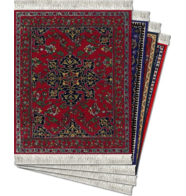 Mouse Rug Coaster Rug | Set of 4 |  Oriental Assortment