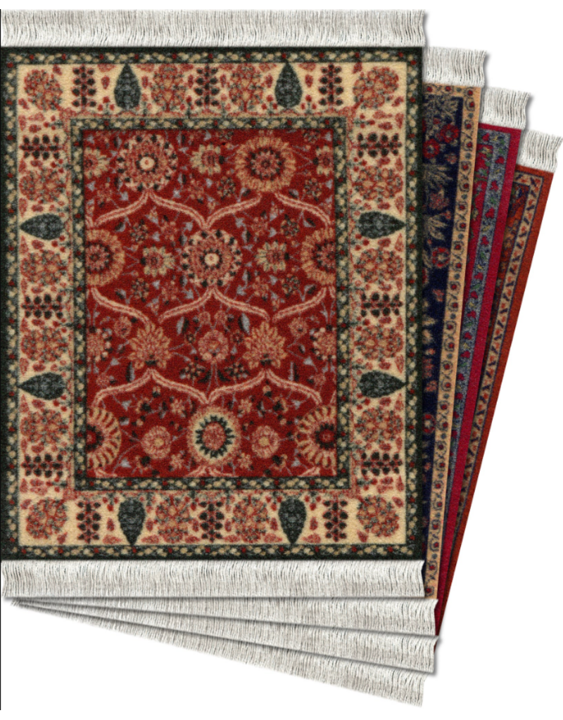 Mouse Rug Coaster Rug | Set of 4 |  Met Museum of Art Assortment