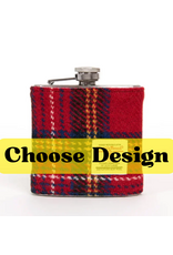 Harris Tweed Flask | 6 oz | Choose Design