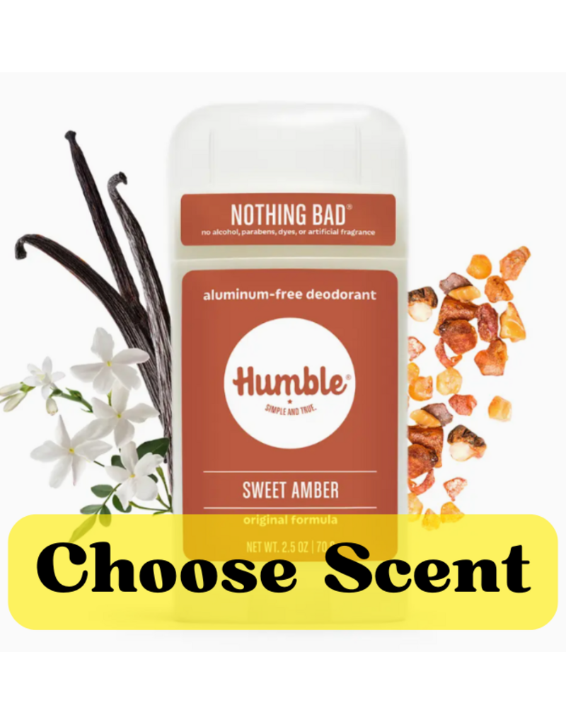 Humble Brands, Inc. Humble Deodorant | Choose Fragrance