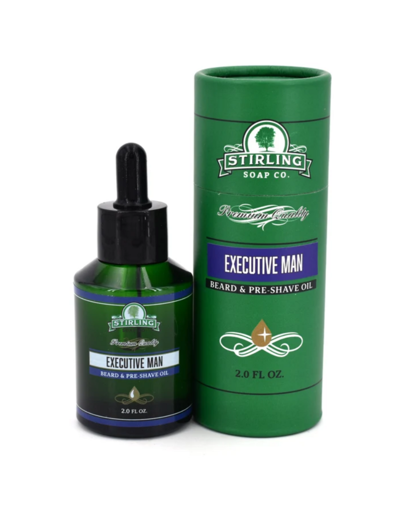 Stirling Soap Co. Stirling Beard & Pre-Shave Oil - Executive Man