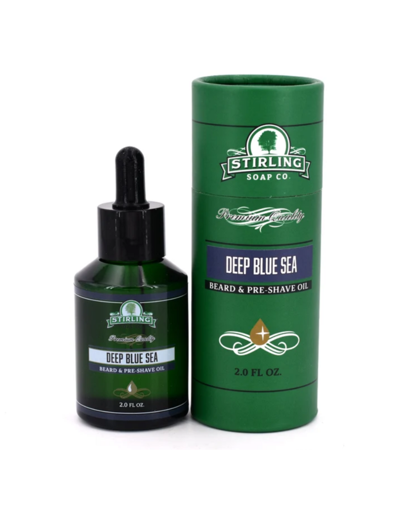 Stirling Soap Co. Stirling Beard & Pre-Shave Oil - Deep Blue Sea