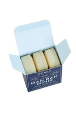 San Francisco Soap Co Man Bar Bath Soap | 3 Pack Mini | Silver Sage & Bergamot